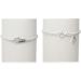 Baby Teddy Children's Bracelet - Engraved 925 Silver 14cm & 16cm - Perfect Gift for Birth & Baptism - Personalized Lucky Charm for Girls - Buy Online on SooperMarket.com