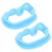 2 Pack Dental Mouth Opener Silicone Mouth Retractor Portable Reusable Cheek Retractor Mouth Opener for Teeth (Blue)
