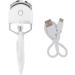Heated Lash Curler with 2 Speed Temperature Control Long Lasting Curling Metal Ironing Fast Charging Electric Eyelash Curlers (White) - Buy Online on SooperMarket.com