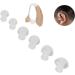 6 Pack Silicone Hearing Aid Ear Plugs - Universal Size Replacement Buds (L/M/S) for Comfort & Enhanced Hearing - Buy Online on SooperMarket.com