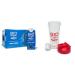BioSteel Sports Drink Blue Raspberry (16.7 Fl Oz 12-Pack) + Shaker Cup with Wire Whisk (24 Oz) Drink + Shaker Cup 24 Ounce Blue Raspberry 500 ml (Pack of 12)