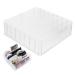 PRETYZOOM Cosmetic Storage Box Storage Drawers Desk Storage Drawer Makeup Palettes Organizers Eye Shadow Blush Transparent 24x23x6.5cm