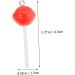 30 pcs Clay Embellishment Key Bag Lollipops Fob Colorful Flatback Hangings Fake Pendant 1.5X1.5X4.5CMx4pcs Redx4pcs - Buy Online on SooperMarket.com