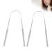 Tongue scraping tongue cleaner made of stainless steel bad breath treatment tongue scraper for adults tongue scraps made of metal robust scrub for adult breath improved