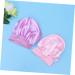 Silky Satin Sleep Cap for Curly Hair | Wide Side Bonnet Shower Cap | Pink | 1pc - Buy Online on SooperMarket.com