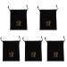 Cabilock 5pcs Hair Dryer Storage Bag Travel Hair Dryer Hair Dryer Travel Bag Hair Dryer Supplies Household 30X26X1CMx5pcs Blackx5pcs