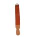 Minkissy Sharpening Strop Belt Double Layer Leather Canvas Razor Knife Strop with Hanging Buckle Polishing Sharpener Strap for Barber Shop Home