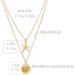 Yalice Layered Starfish Necklace - Boho Shell Jewelry for Women & Girls | Gold International Shipping - Buy Online on SooperMarket.com