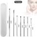 WNPXQNT 7Pcs/Set Ear Wax Pickers Steel Earpick Ear Cleaner Set - Ear Care Tool for Safe and Effective Wax Removal - Buy Online on SooperMarket.com
