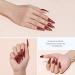 Modelones Fall Burgundy Dark Red Gel Nail Polish - 15ML Soak Off LED Color - Buy Online on SooperMarket.com