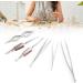 6-Piece Jewelry Tweezers Set - Self-Retardant Rust-Resistant & Wear-Resistant Tools for Jewelry Making - Buy Online on SooperMarket.com