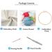 Punch Needle Rug Kit - Van Gogh Starry Sky Design | Beginner Embroidery Set with Color Pattern, Yarn, and Instructions - Buy Online on SooperMarket.com