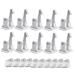 Surplex 10 Pack Child Contribution Schloss Baby Safety invisible cabinet protection for drawers and cabinet doors assembly without drilling and screwing (white)