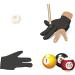 TOBWOLF 20PCS Pool Gloves - Nylon 3 Fingers Billiard Gloves for Left & Right Hand - Breathable Elastic Cue Gloves for Men and Women - Buy Online on SooperMarket.com