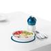 OXO Tot Stick & Stay Suction Divided Plate | Navy Blue | Best Child-Friendly Dinnerware for Easy Mealtime - Buy Online on SooperMarket.com