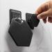 Tooletries Ultimate Scrubber Set - 2x Scrubbers & Holders - Silicone Organizer for Shower & Bathroom - Silicone-Grip Technology - Charcoal - Buy Online on SooperMarket.com
