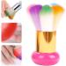 Nail Art Dust Brush Colorful Nail Powder Remover Cleaner Makeup Foundation Brush for Nail Acrylic Uv Gel nail art dust brush - Buy Online on SooperMarket.com