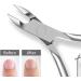 Buy Angelkiss MJQ WXL-05 Nail Skin Pliers & Cuticle Scissors - Professional Stainless Steel Nail Clipper for Fingernails & Toenails - Double Spring Design - Silver - Buy Online on SooperMarket.com