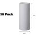 30 Pack Round Cardboard Craft Tubes 1.57 x 3.9 Inches - White - Buy Online on SooperMarket.com