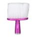 Barber Neck Duster Brush Electroplated Barber Cleaning Brush with Nylon Bristles Easy Using Salon Home Neck Cleaning Duster Brush for Hair Cutting Practical Gift for Hairdresser Dad Husband