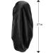 Satin Bonnet for Women 2 Pack - Soft & Elastic Black Leopard Hair Cap - Large Breathable Silky Sleeping Bonnet - Braids Bonnets for Women - Buy Online on SooperMarket.com