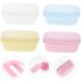 Cabilock 4pcs Box Soap Bar Case Suction Cup Soap Holder Bathroom Soap Bar Soap Holder Dish Soap Container with Lid Soap Dish with Lid Soap Container Soap Case With Cover Drain - Buy Online on SooperMarket.com