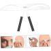Housoutil 2pcs Embroidery Eyebrow Ruler Accessories Make up Girl 14.5x8.4cmx2pcs Silverx2pcs - Buy Online on SooperMarket.com