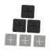 OSALADI 6pcs Towel Storage Plug Bath Towel Hook Metal Hangers Wall Hanger Kitchen Hook Nail Glue Rack