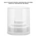 48 Slots Clear Nail Drill Case Holder - Manicure Tool Organizer & Display Stand for Nail Drill (White) - Buy Online on SooperMarket.com