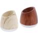 Premium Safety Razor Set for Men - Wood Grain Stand & 5 Pack Brown - Ideal for Bathroom Grooming - Buy Online on SooperMarket.com