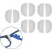 Folpus 10pcs Silicone Children Eyeglass Nose Pads - Comfortable Soft Thickened Replacement for Eyewear & Sunglasses - White - Buy Online on SooperMarket.com