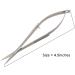 SANDBRSOS Cuticle Scissors Extra Fine Straight Professional Precise Pointed Tip Grooming kit for Eyebrow Eyelash Trim Nail and Dry Skin 12cm - Buy Online on SooperMarket.com