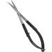 Spring Embroidery Scissors Manicure and Cross Stitch Sewing Craft Small Tool Scissor Multipurpose use (Black Grip Curved) - Buy Online on SooperMarket.com