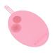Brush Cleaning Mat Makeup Brush Cleaning Mat Scrubbing Mat for Daily Use Valentine's Day All Pink