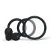 Stethoscope Replacement Parts Kit - Diaphragm & Ear Tips Compatible with Littmann Cardiology & Classic - Adult & Pediatric - Black - Buy Online on SooperMarket.com