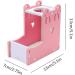 xihan123 Hamster Bowl Plastic Rabbit Food Bowls Durable Resuable Rabbit Hay Feeder For Allow To Keep The Cage Area Clean Help Reduce Hay Waste set-pink - Buy Online on SooperMarket.com