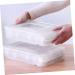 OSALADI 1pc box Capacity Multifunctional Holder Kitchen White Egg Plastic Refrigerator Tray Stackable Home White 31.5x22cm - Buy Online on SooperMarket.com