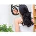 Shatterproof Unbreakable Hand Mirror with Anti-Slip Silicone Handle Grip - Black - Buy Online on SooperMarket.com