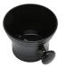 Jauarta Large Capacity Shaving Soap Cup - Portable Black Plastic Razor Holder with Comfortable Handle for Home & Travel Hairdressers - Buy Online on SooperMarket.com