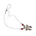 Oralgo's heart-butterfly necklace loop pendant adjustable chain choker handmade collarbone chain gifts for women
