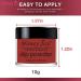 Christmas Dip Powder Set - Red Green Golden Glitter - No Lamp Cure - Fine Dipping Powder - Even & Smooth Finish - 6pcs-10g/box - Buy Online on SooperMarket.com