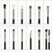 DFHBFG 12-Piece Eye Makeup Brushes Set | Complete Eye Shadow Eyeliner Eyebrow Tools for Flawless Application | International Shipping - Buy Online on SooperMarket.com