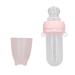 Premium Pink Baby Food Dispenser Pacifier | Waterproof Silicone Skin-Friendly & Dust-Proof Design - Buy Online on SooperMarket.com
