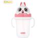 Edison Friends 3D Non-Spill Straw Cup - BPA Free, Platinum Silicone, White Rabbit Design | 10.1 Oz - Made in Korea - Buy Online on SooperMarket.com