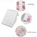 Healeved 1pc Nail Art Display Box Nail Polish Sample Display Nail Sample Display Board Manicure Display Board Nail Polish Display Rack Nail Gel Grid Display Stand White - Buy Online on SooperMarket.com