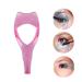3 in 1 Eyelash Tool - Transparent Pink Mascara Shield & Eyelid Card for Flawless Makeup Application | International Shipping Available - Buy Online on SooperMarket.com