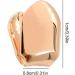 Gold Teeth Caps | 14k Gold Realistic Fake Teeth Grills | Gold Plated Realistic Fake Teeth Grills Gold Finish Eye Catching and Stylish Tooth Caps for Women and Men Rose Gold - Buy Online on SooperMarket.com
