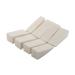 40pcs White Triangle Makeup Wedges - Premium Cosmetic Sponges for Flawless Foundation Application | Beauty Tools for Professional Makeup - Buy Online on SooperMarket.com