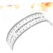 Baluue 2 Pcs Portable Eyebrow Ruler Sourcils Eye Brow Stencil Kit Reusable Brow Ruler Eyebrow Shaping Tool mediumx2pcs Blackx2pcs - Buy Online on SooperMarket.com