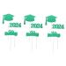 Lurrose 2023 Graduation Vase Picks 9pcs Party Decorations Desktop Paper Party Supplies Decorative Vase Decor
